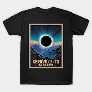 Total Solar Eclipse 2024 Kerrville Texas T-Shirt